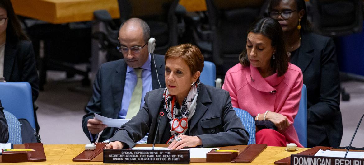 « Le temps presse et le peuple haïtien mérite votre action urgente », déclare l’envoyée de l’ONU au Conseil de sécurité